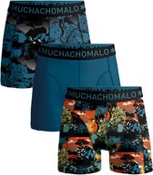 Boxer Muchachomalo - boxer homme longueur normale (pack de 3) - Boxer imprimé/imprimé/uni - Taille : XL