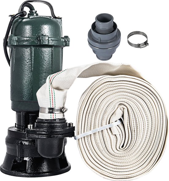 VEVOR Dompelpomp 500WAfvalwaterpomp 200 L/minSeriepomp met 20M Slangvoor het... bol