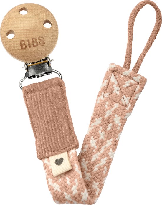 Product: BiBS - Fopspeenkoord - Blush / Ivory - 0+ maanden, van het merk BIBS