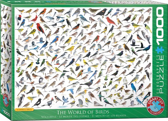 Eurografiek De wereld van vogels (1000)