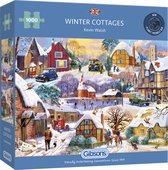 Puzzle Chalet d'hiver (1000 pièces)