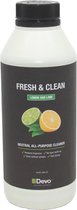 devonatural nettoyant parquet fresh&clean citron et citron vert 1 litre