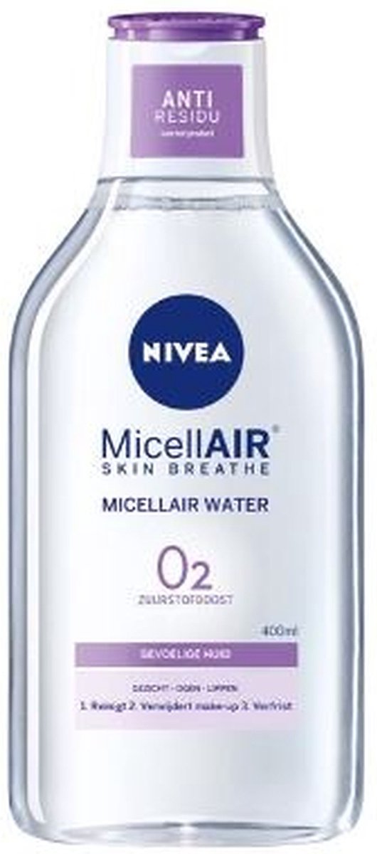 5x NIVEA 0% Residu Micellair Water Gevoelige Huid 400 ml