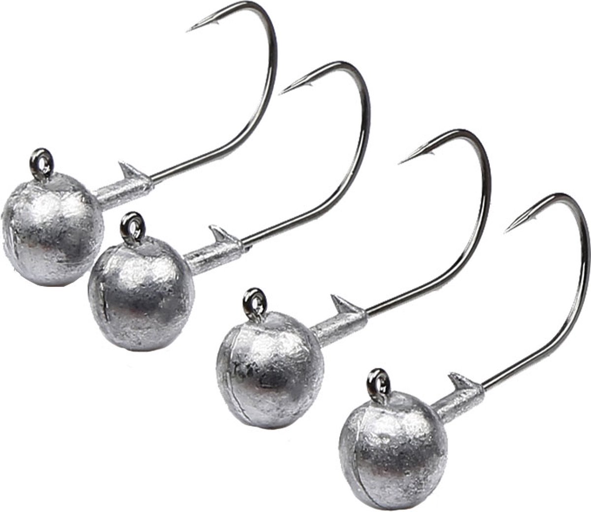 jighead - jigkop - 5 stuks - 10 gram - lood - lood kop voor roofvissen