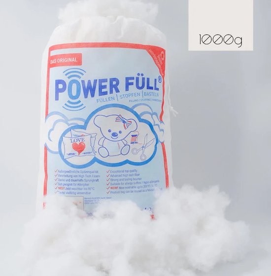 Power Füll® 1KG - Premium Kussenvulling - Ökotex Gecertificeerd -  Anti-allergisch -... | bol