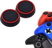 Gadgetpoint | Gaming Thumbgrips | Performance Antislip Thumbsticks | Joystick Cap Thumb Grips | Accessoires geschikt voor Playstation PS4 PS5 & Xbox & Nintendo Pro Controller | Zwart/Rood