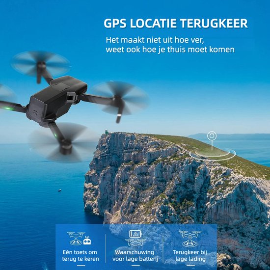 Drone NMY avec caméra 4K pour adultes, transmission Wi-Fi 5G, technologie  EIS, caméra à cardan, temps de vol de 50 minutes avec 2 batteries, moteur  sans balais, Drone Professional