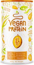 Alpha Foods Vegan Proteine poeder - Eiwitpoeder goed als maaltijdshake of ontbijtshake, Plantaardige Proteine Shake van zonnebloempitten, lijnzaad, amaranth, pompoenzaad, erwten en gekiemde rijst, 600 gram voor 40 shakes, met Chocolade smaak