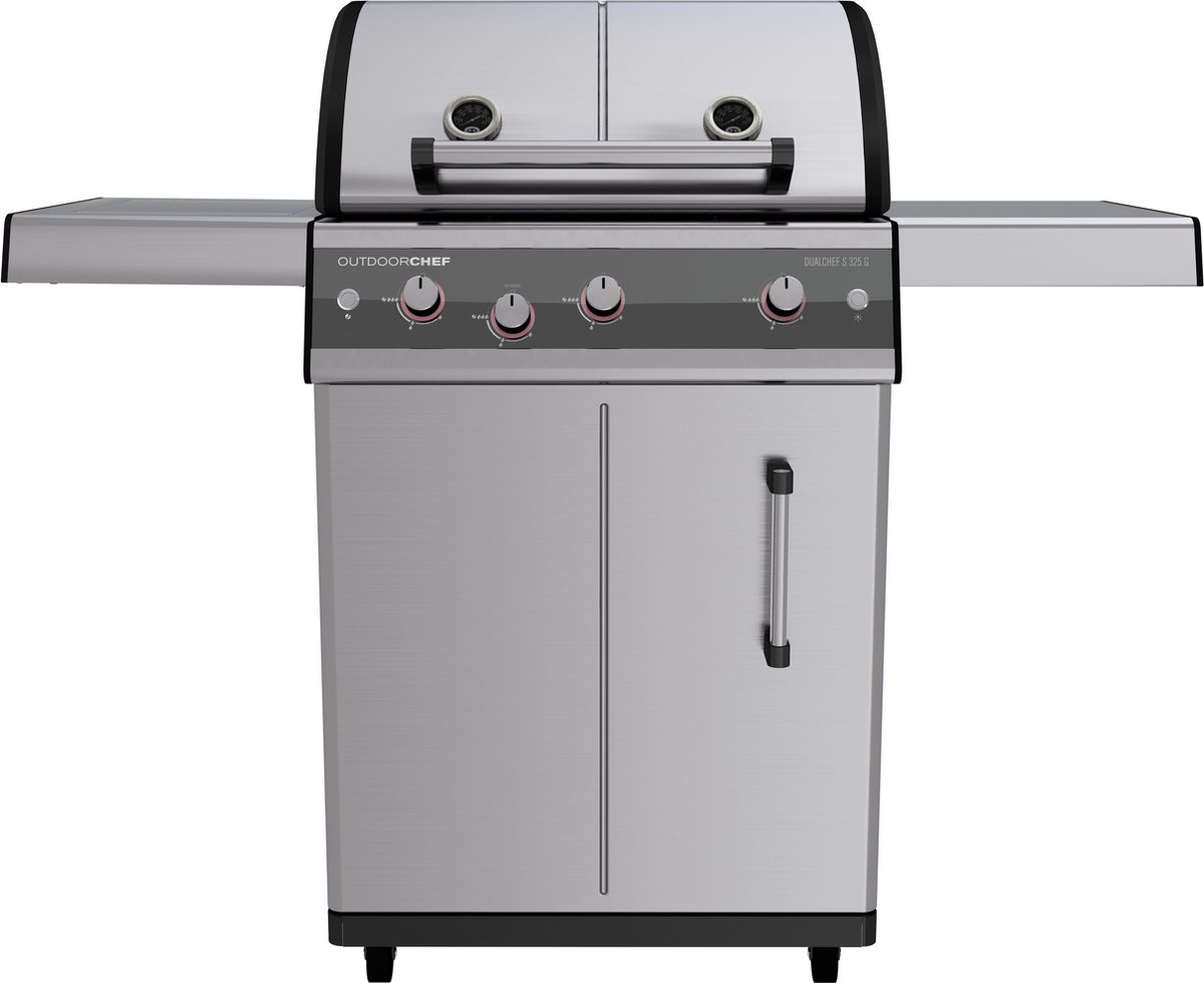 Bol.com Outdoorchef Dualchef S 325 G D-line Gasbarbecue - 5 branders - RVS aanbieding
