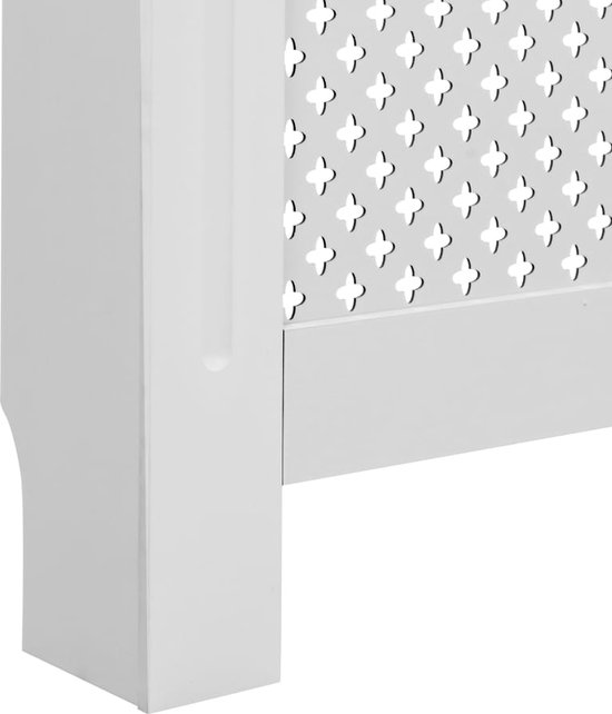 Cobertura de radiador 152x19x81,5 cm MDF antracite