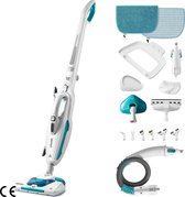 Bol.com Vaporetto Stoomzwabber 19 in 1 - Multifunctionele Rechtopstaande en Handstoomreiniger - 1200W - Wit aanbieding