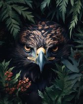Watching Eagle Art Print 40x50cm | Poster