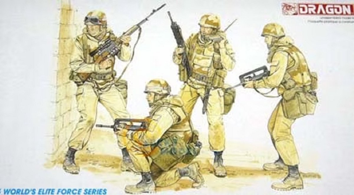 Dragon Modelbouwpakket Militaire voertuigen - 3014 French Foreign Legion - Figuren - Worlds Elite Force Series Plastic - 1:35 - Modelbouw