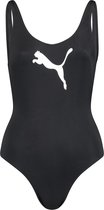 Puma - Women Swimsuit - Zwart Badpak - XS - Zwart