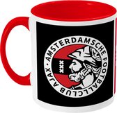 Ajax Mok - AFCA Griekse Krijger - Koffiemok - Amsterdam - 020 - Voetbal - Beker - Koffiebeker - Theemok - Rood - Limited Edition