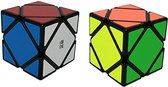 2 keer kubus breinbreker 5 x 5 cm. 6 zijden. 2 stuks