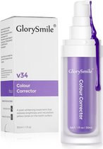 GlorySmile - Sérum correcteur de couleur V34 - Blanchiment des dents - Dents Witte - Dentifrice violet - Blanchiment des dents - Blanchiment des dents