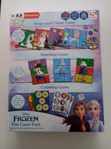 frozen trio game pack - 3 spelletjes in 1 - kinderspel - bordspel