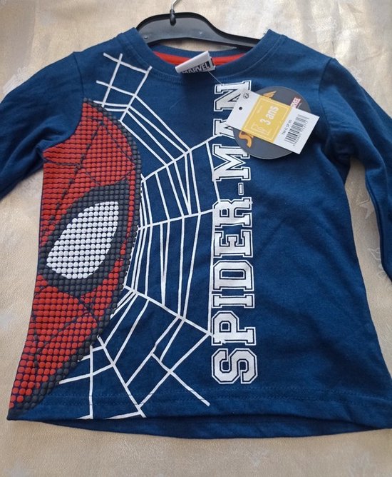 Chemise Spiderman - manches longues - taille 104 - 4 ans