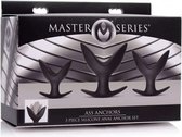 Master Series Ass Anchors Ankerplugs Set - 3 Stuks