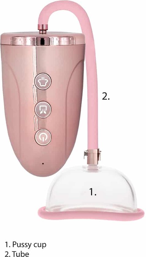 Pompe à chatte rechargeable - Rose