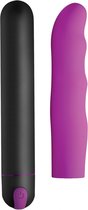 XR Brands - XL Bullet and Wavy Silicone Sleeve