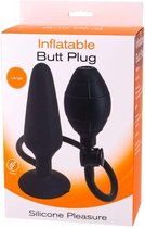 Seven Creations - Inflatable Butt Plug L - Anal Toys Buttplugs Zwart
