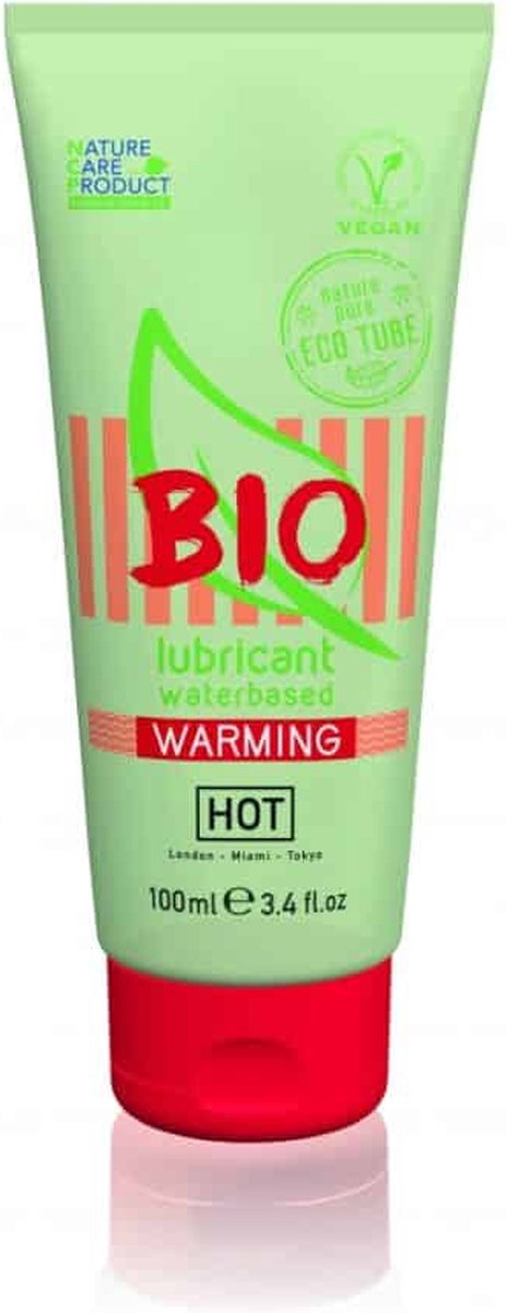 HOT BIO Warming Waterbasis Glijmiddel - 100 ml