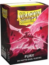 Dragonshield Box 100 Dual Matte Sleeves 'Fury'