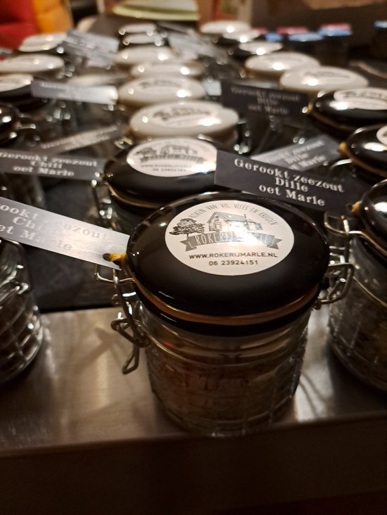 GEROOKT ZOUT SMOKED SEA SALT GROF ZEEZOUT SET VAN 4 SOORTEN koken