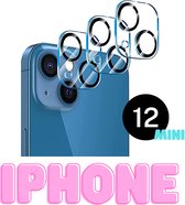 Iphone 12 Mini - Camera lens protector - 9H Tempered Glass - screenprotector - beschermglas