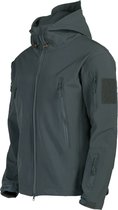 Soft Shell Tactical Army Jacket - veste outdoor pour homme - Grijs - XL