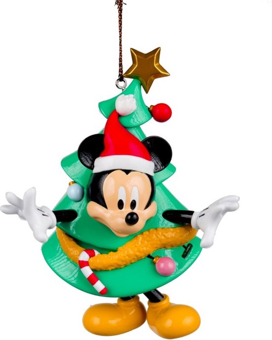Décoration de Noël Disney Mickey dans le sapin de Noël 8 x 5,5 x 10 cm -  Suspension de
