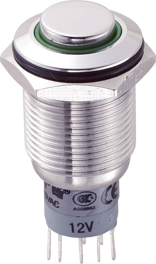 TRU COMPONENTS 701885 LAS2GQH-22ZE/G/12V/S/P Vandalismebestendige ...