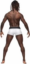Male Power 153275whmd - Erotisch Heren Ondergoed - Boxershort - Wit+zwart - M