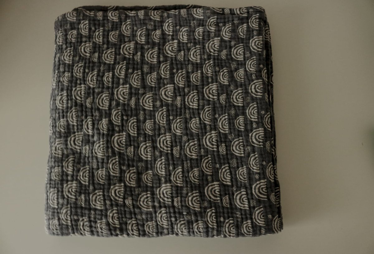 Goedkoopste Hydrofiele doek L-hydrofiele multidoek-swaddle-inbakerdoek - Hydrofieledoek Blauw - ( handgemaakt Sweet Baby Bedstraw