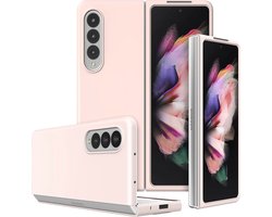 Hoesje geschikt voor Samsung Galaxy Z Fold 5 - Liquid Back Case Cover Rose