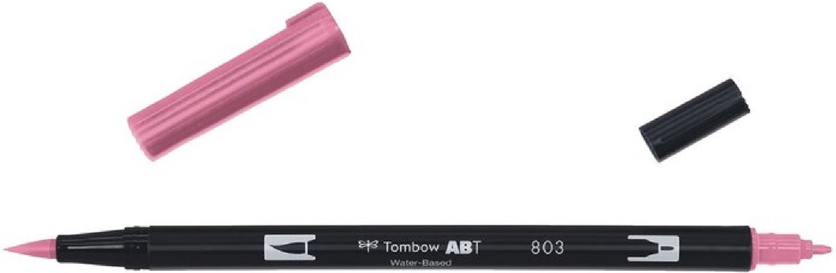 Tombow ABT Dual Brush Pen 803 pink punch - Incl. Goodie