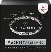 Lucovitaal Yinmagnetic Aimant Bracelet Argent 1ST