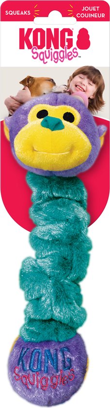 KONG squiggles M - 28x8x8cm couleurs mélangées