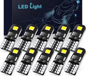 Siècle des Lumières T10 LED W5W - 200 lumens (set) Eclairage de ville - Feux de stationnement - Eclairage de plaque d'immatriculation - Éclairage intérieur (Set de 2 pièces)