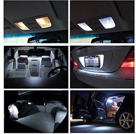 Lumière De Porte De Voiture, Ampoule LED, Lumière Blanche 50000 Heures Pour  Voiture, Lumière De Carte Lumineuse Pour Plaque D'immatriculation De Coffre  