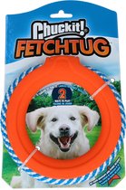 Chuckit! Fetch Tug - Hondenspeelgoed - Hondenspeeltje - Honden touw - Trektouw - Duurzaam rubber - Oranje - 13 cm