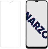 Beschermlaagje - Realme Narzo 10A - Gehard glas - Screenprotector