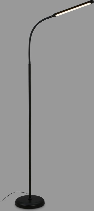 BRILONER - PIVAZ - LED vloerlamp, 126,5 cm, LED module, 6W, 600lm, zwart