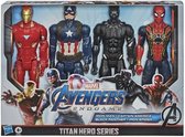 Marvel Avengers Titan Heroes - Iron Man, Captain America, Black Panther en Iron Spider