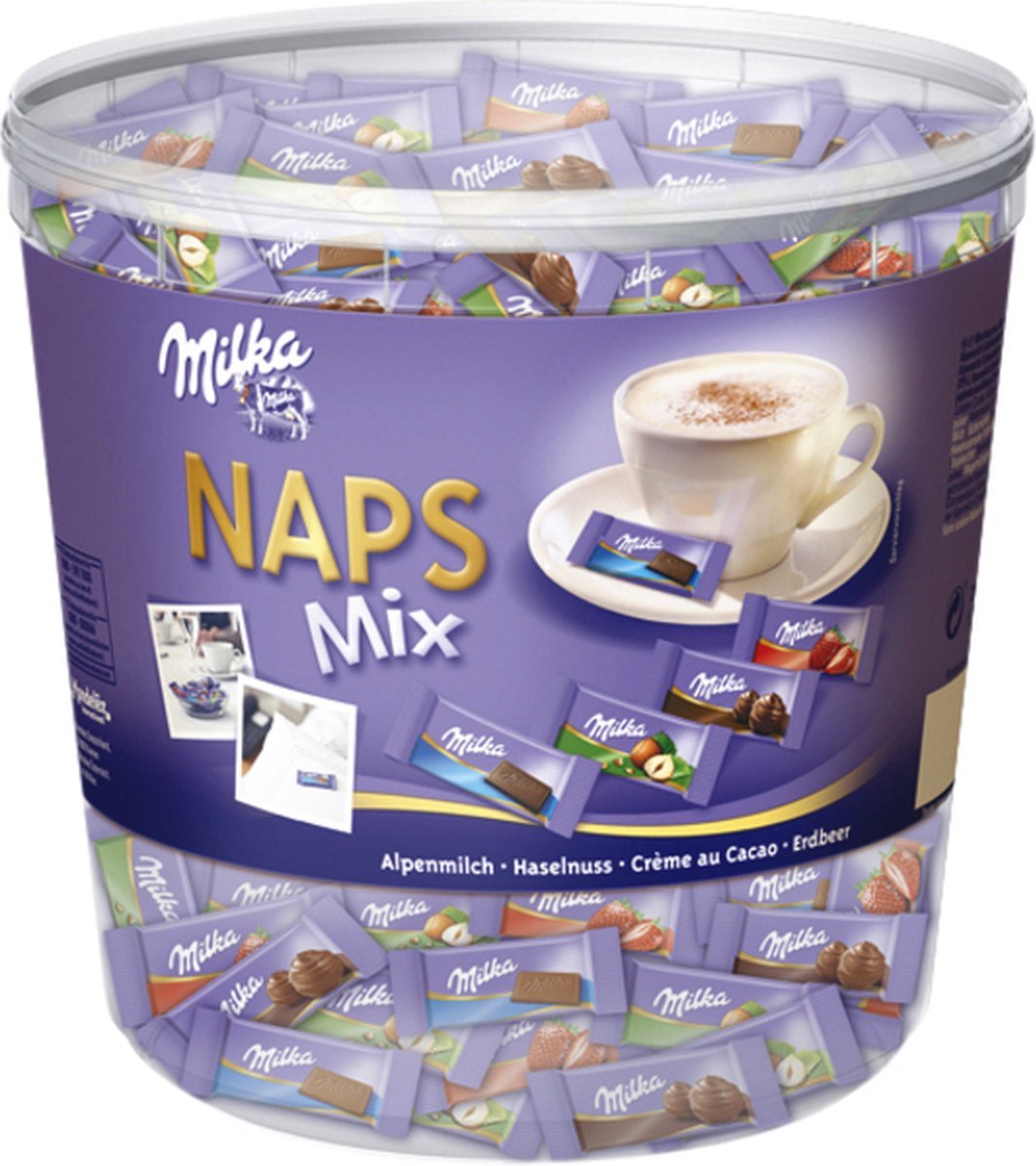 Milka Naps Mix - 207 mini's - Milka