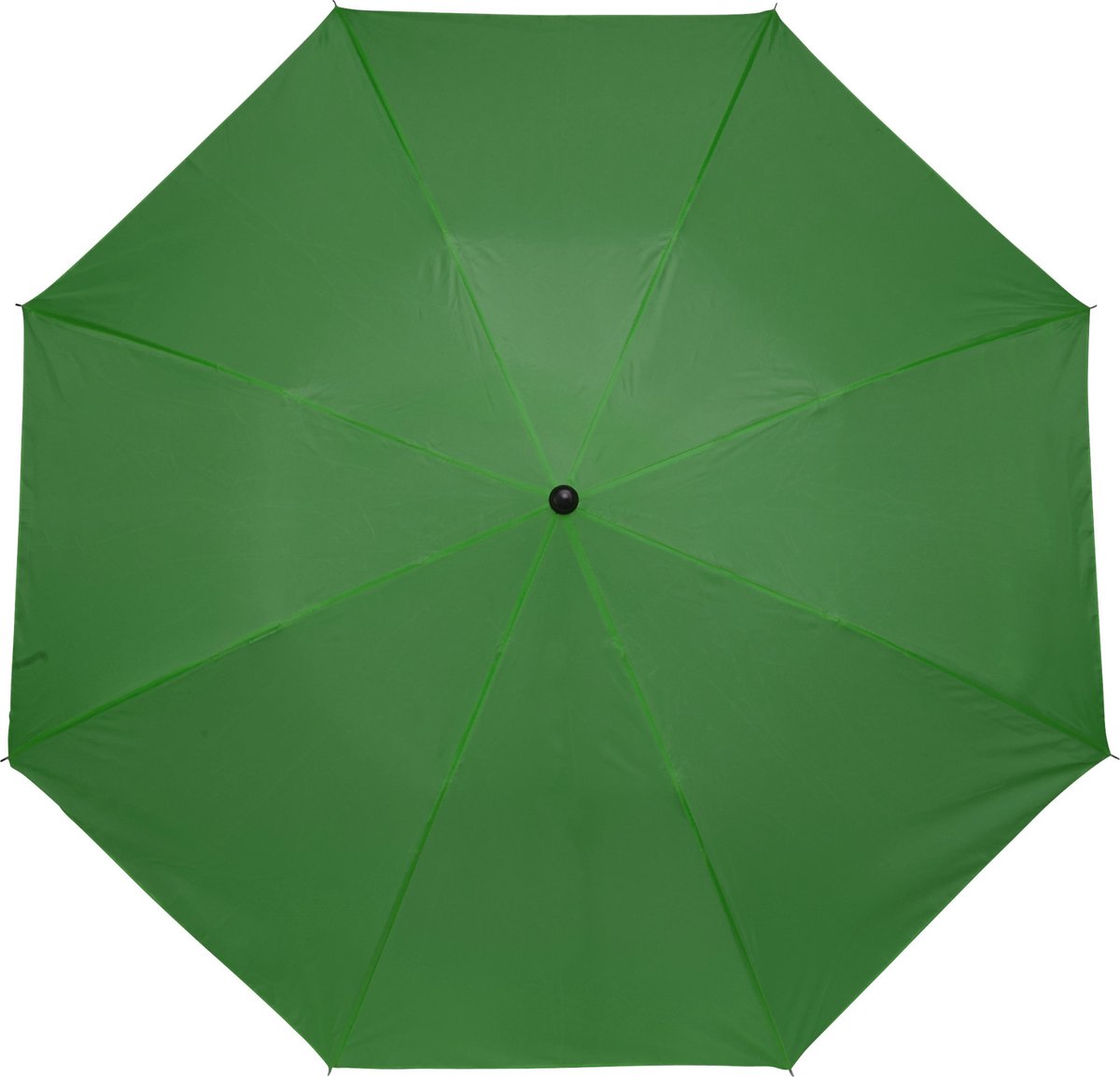 Kleine opvouwbare/inklapbare paraplu groen 93 cm diameter - Regenbescherming