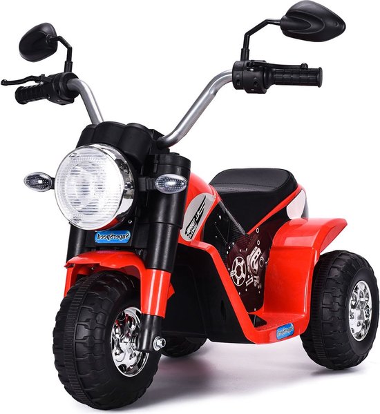 Elektrische kinder trike 12volt blauw kindermotor