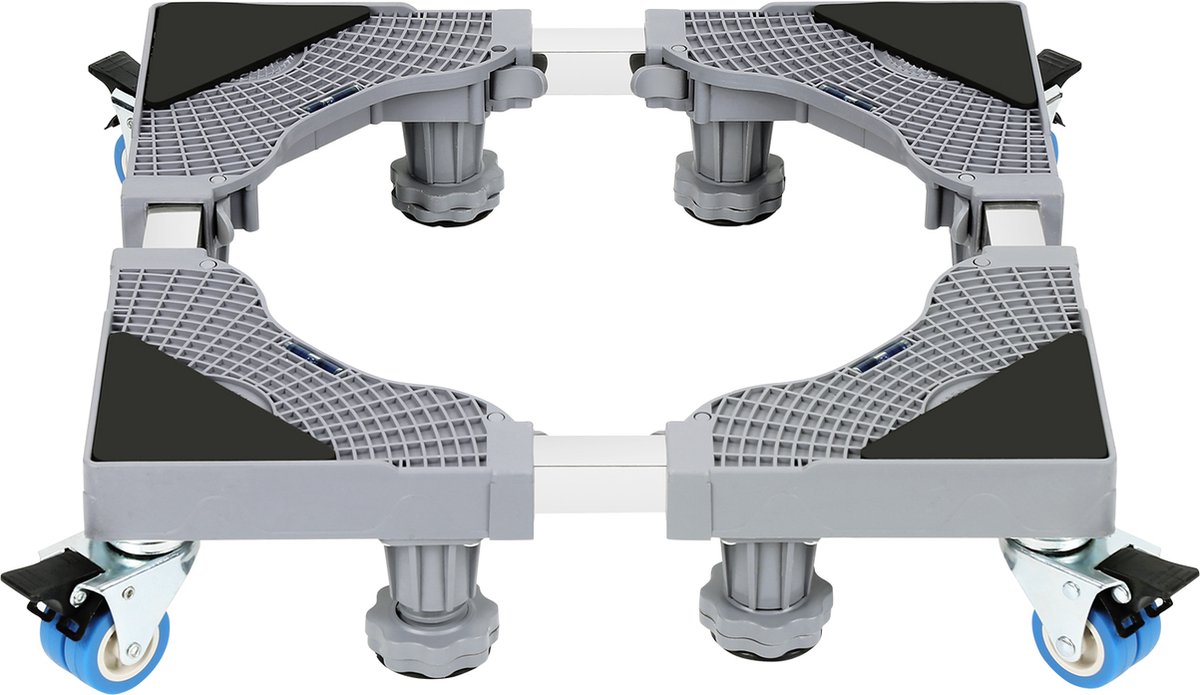 Wasmachine Verhoger voor Droger & Koelkast - Wasmachine Opbouwmeubel - Wasmachinevoet Wasmachine onderhoud 41~66cm In hoogte verstelbaar 8 poten + 4 wielen